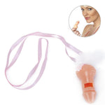 Kinky Pleasure - KP004 - Penis Whitle With Pink Feathers - 1 Piece