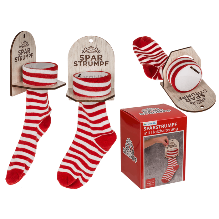 Timmy Toys - B032 - Coin Collector Santa Sock - 13x8cm - 1 Piece