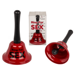 Kinky Pleasure - OB055 - 'Ring For Sex' Bell XL – 13 x 7 cm - 5 Colours
