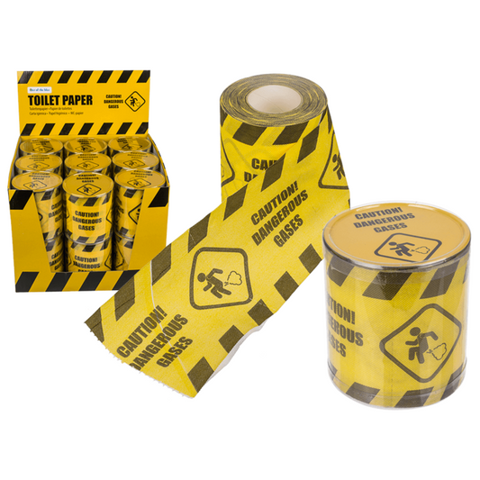 Timmy Toys - Toilet Papier Warning Sing - Yellow - 1 Piece