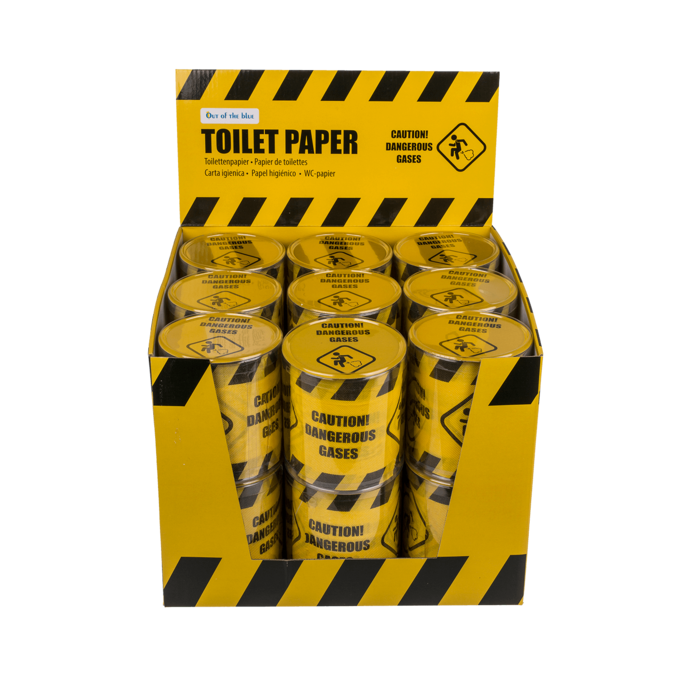 Timmy Toys - B048 - Toilet Paper Roll - Caution Dangerous Gasses