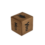 Timmy Toys - B035 - Beer Game Dice XXL - Made of Wood - 2pcs in box