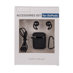 Timmy Toys - B003 - Airpods Strap And Case Set 5pcs - Black - 1 Piece